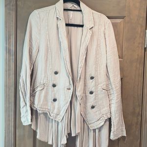 Free people size XS pink jacket